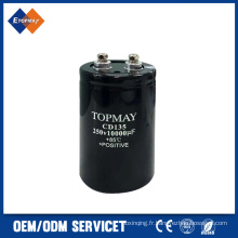 250V 10000UF vis aluminium borne condensateur électronique (TMCE21)